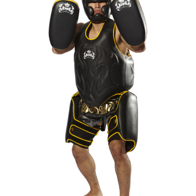 martialsport_topking_chest_guard_ thigh_pads_front